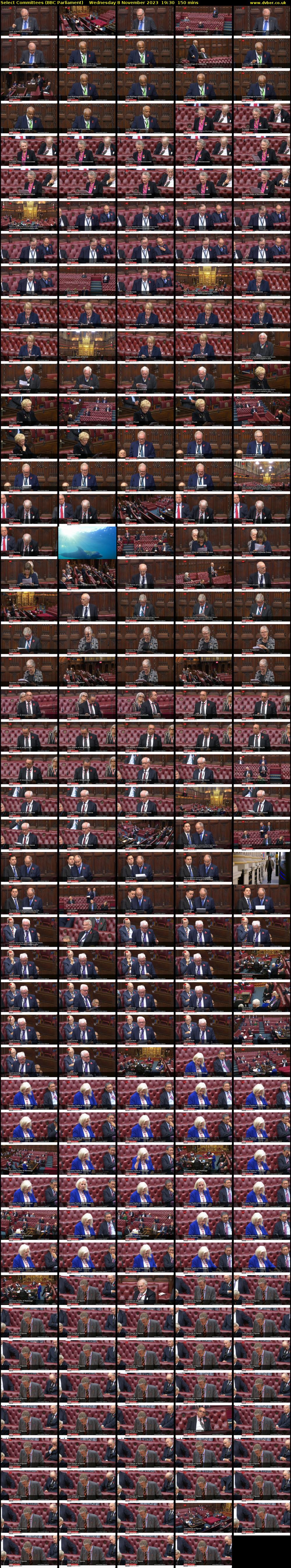 Select Committees (BBC Parliament) Wednesday 8 November 2023 19:30 - 22:00