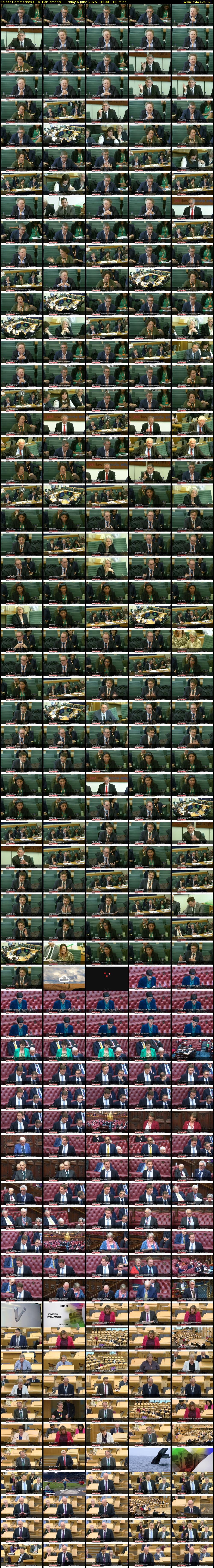 Select Committees (BBC Parliament) Friday 6 June 2025 18:00 - 21:00