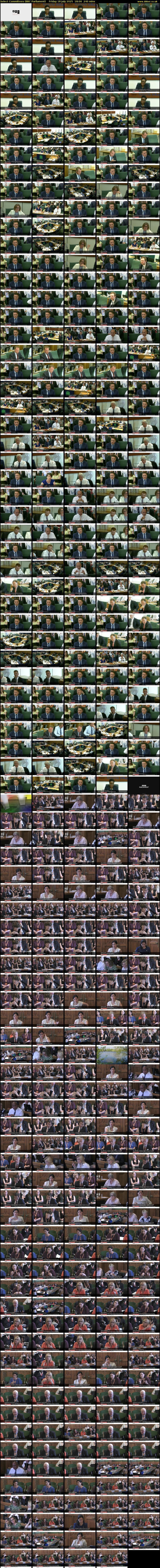 Select Committees (BBC Parliament) Friday 18 July 2025 18:00 - 22:00