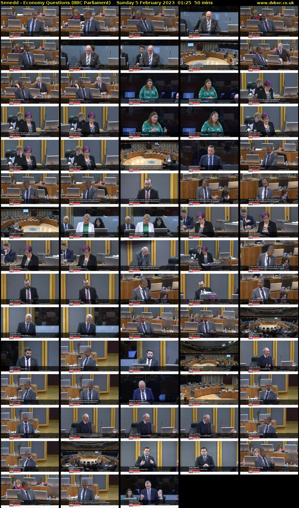 Senedd - Economy Questions (BBC Parliament) Sunday 5 February 2023 01:25 - 02:15