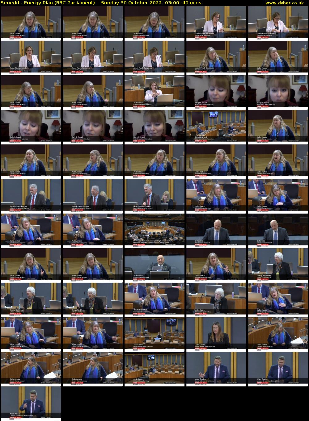 Senedd - Energy Plan (BBC Parliament) Sunday 30 October 2022 03:00 - 03:40