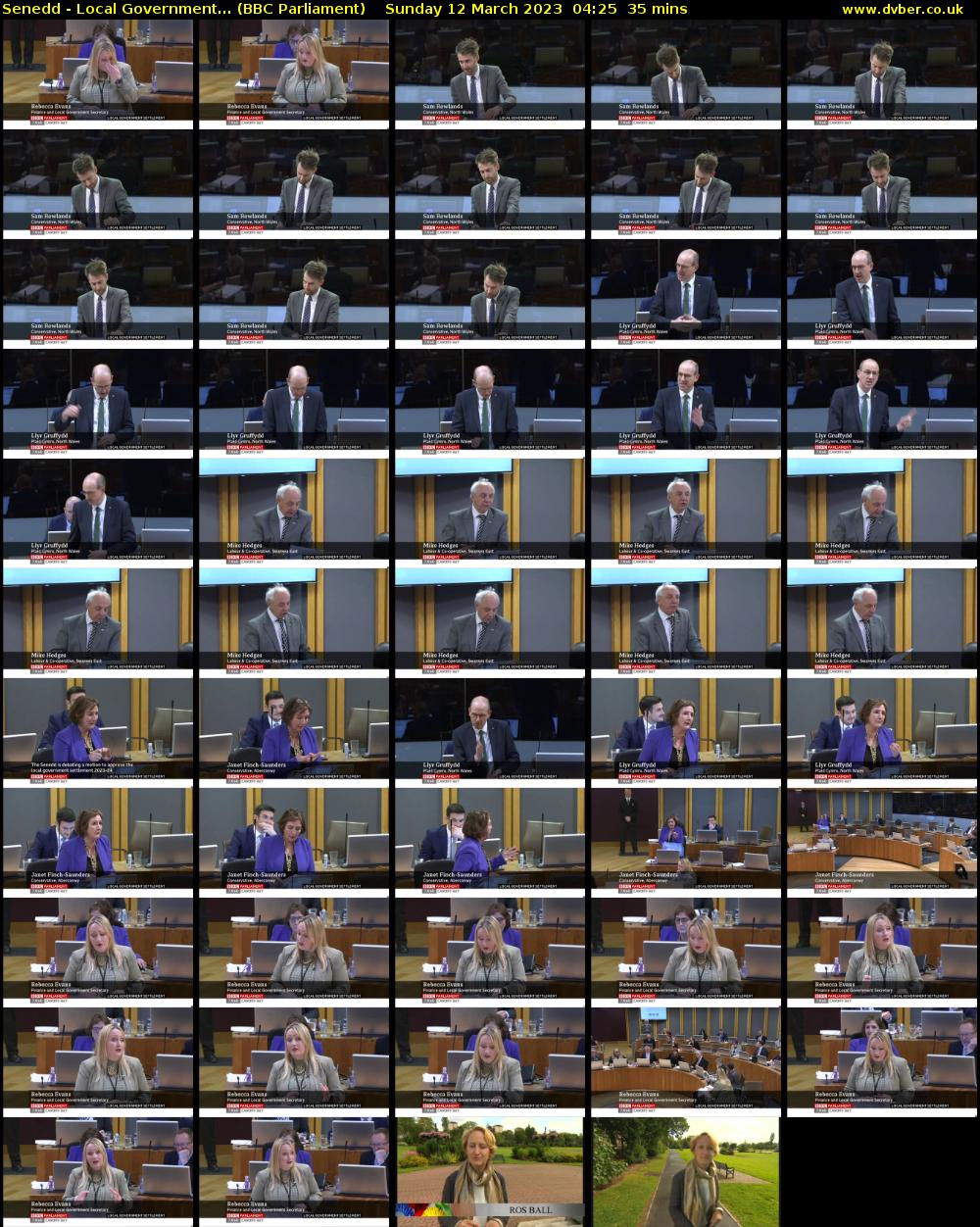 Senedd - Local Government... (BBC Parliament) Sunday 12 March 2023 04:25 - 05:00