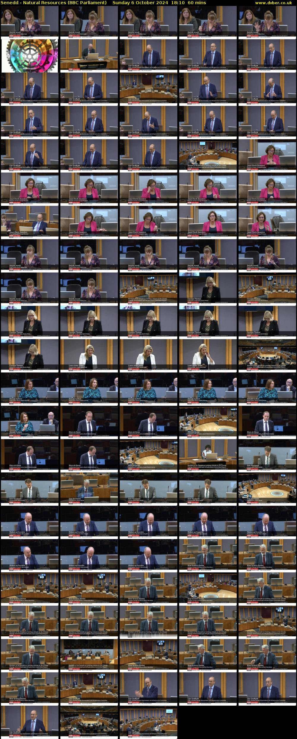 Senedd - Natural Resources (BBC Parliament) Sunday 6 October 2024 18:10 - 19:10