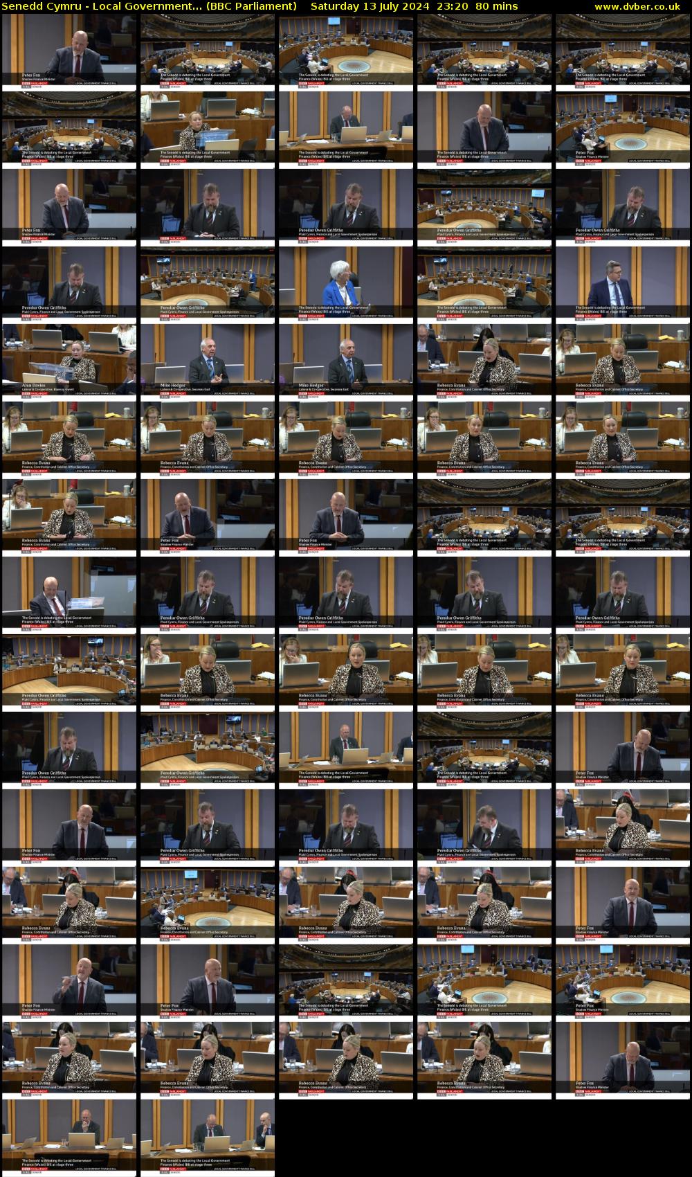 Senedd Cymru - Local Government... (BBC Parliament) Saturday 13 July 2024 23:20 - 00:40