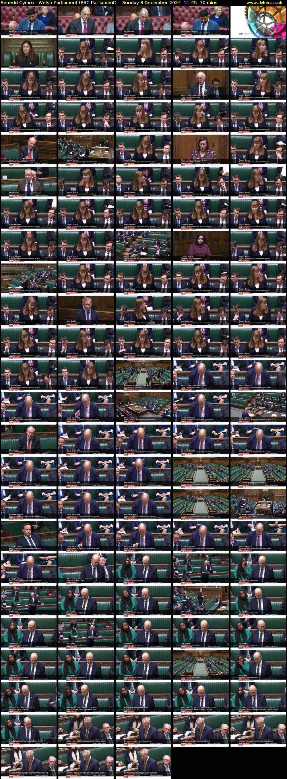 Senedd Cymru - Welsh Parliament (BBC Parliament) Sunday 8 December 2024 11:45 - 12:55