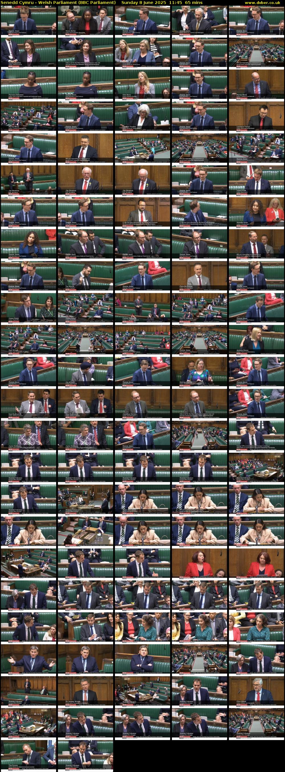 Senedd Cymru - Welsh Parliament (BBC Parliament) Sunday 8 June 2025 11:45 - 12:50