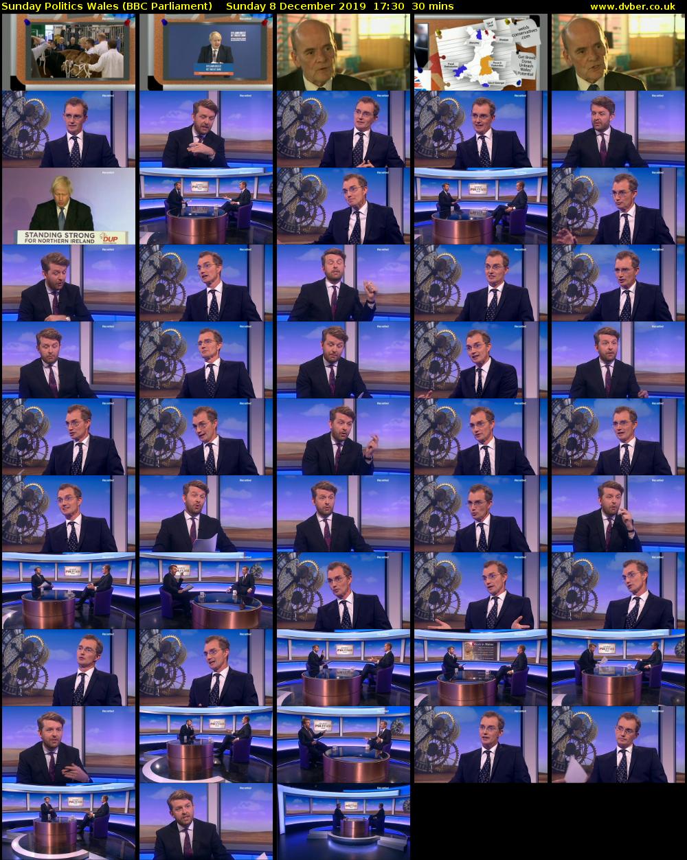 Sunday Politics Wales (BBC Parliament) Sunday 8 December 2019 17:30 - 18:00