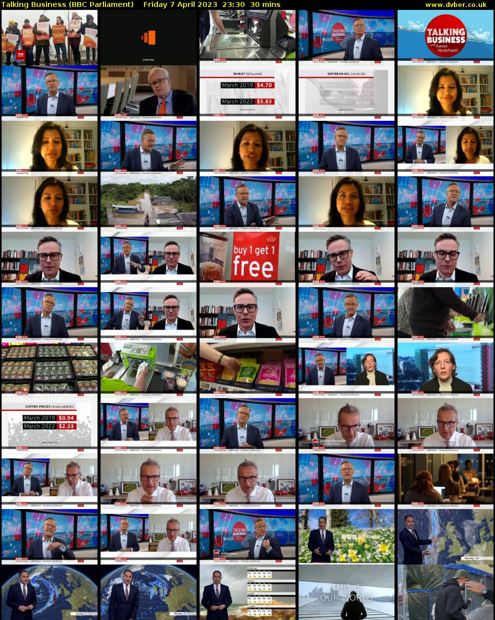 Talking Business (BBC Parliament) Friday 7 April 2023 23:30 - 00:00