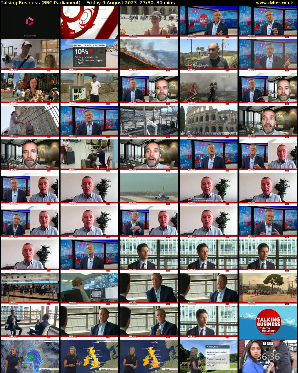 Talking Business (BBC Parliament) Friday 4 August 2023 23:30 - 00:00