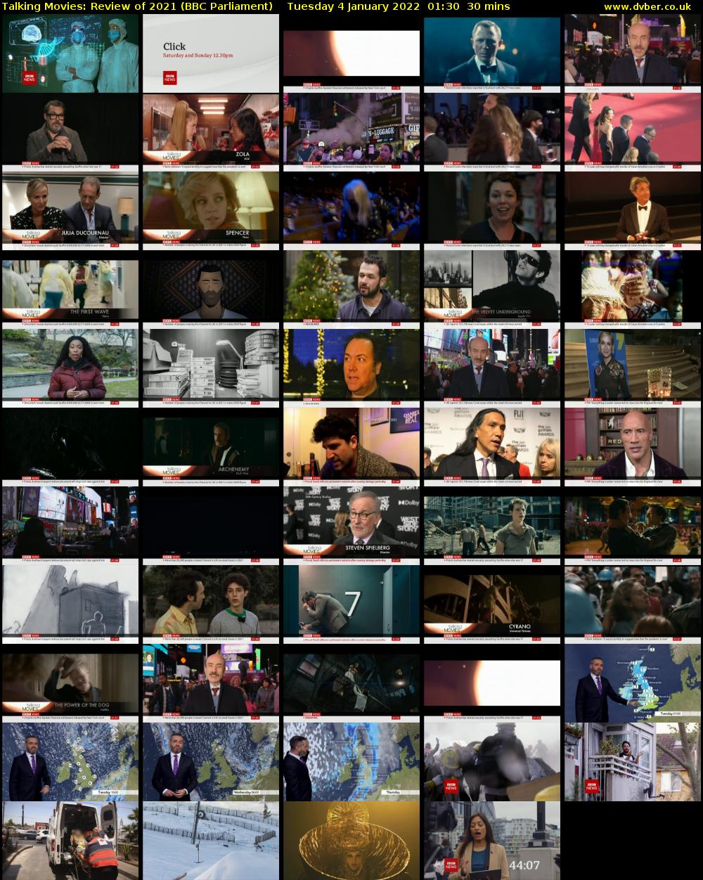 Talking Movies: Review of 2021 (BBC Parliament) Tuesday 4 January 2022 01:30 - 02:00