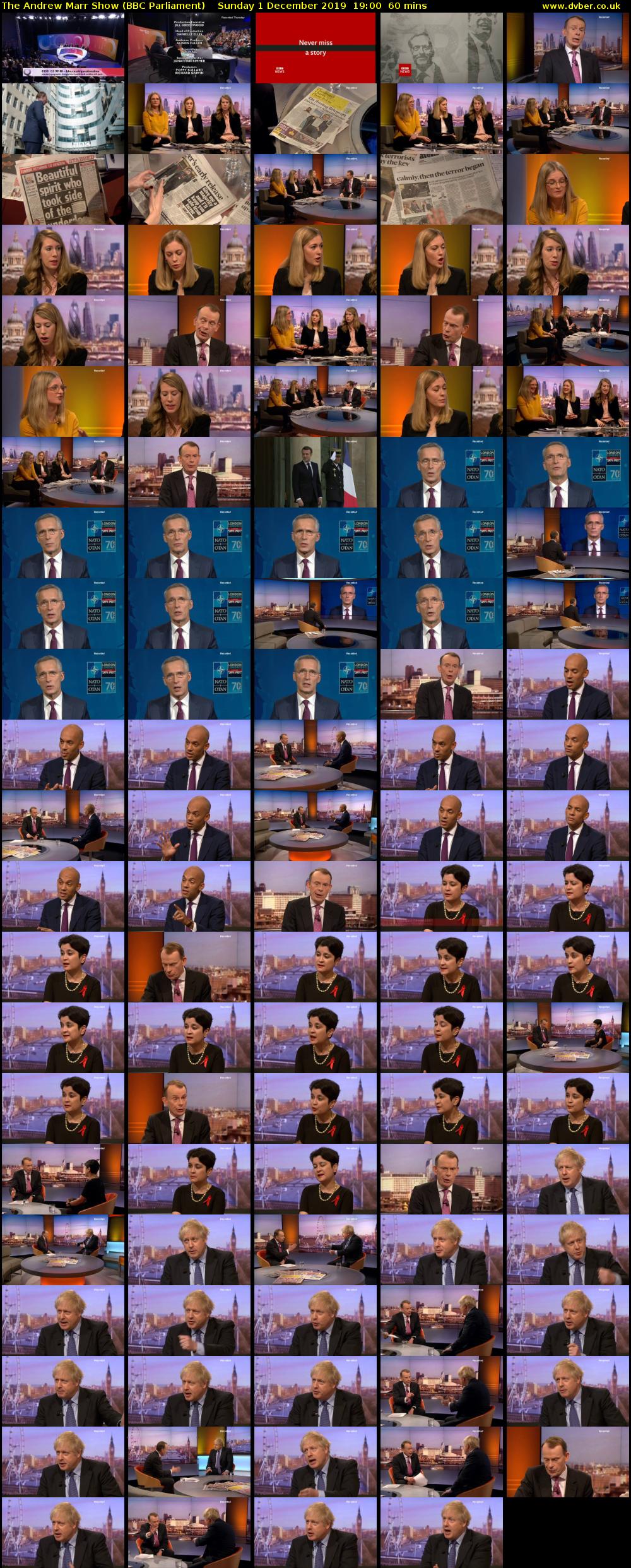 The Andrew Marr Show (BBC Parliament) Sunday 1 December 2019 19:00 - 20:00