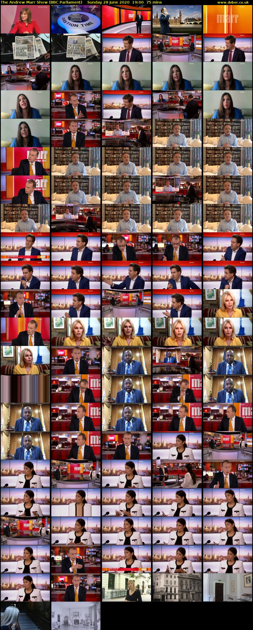 The Andrew Marr Show (BBC Parliament) Sunday 28 June 2020 19:00 - 20:15
