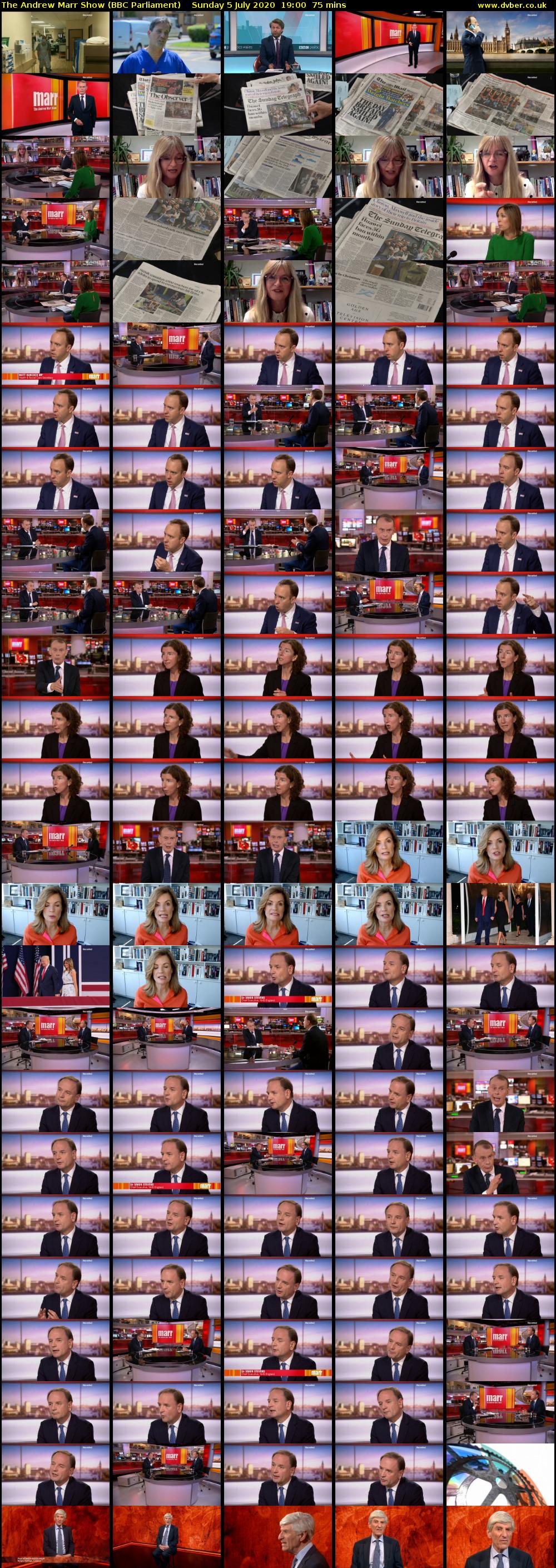 The Andrew Marr Show (BBC Parliament) Sunday 5 July 2020 19:00 - 20:15