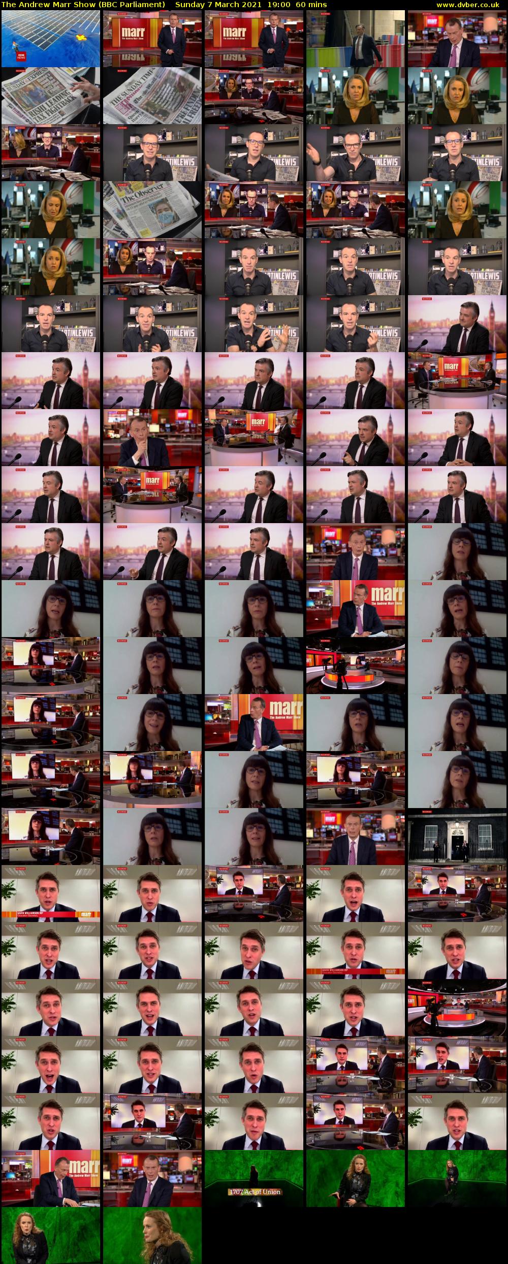 The Andrew Marr Show (BBC Parliament) Sunday 7 March 2021 19:00 - 20:00