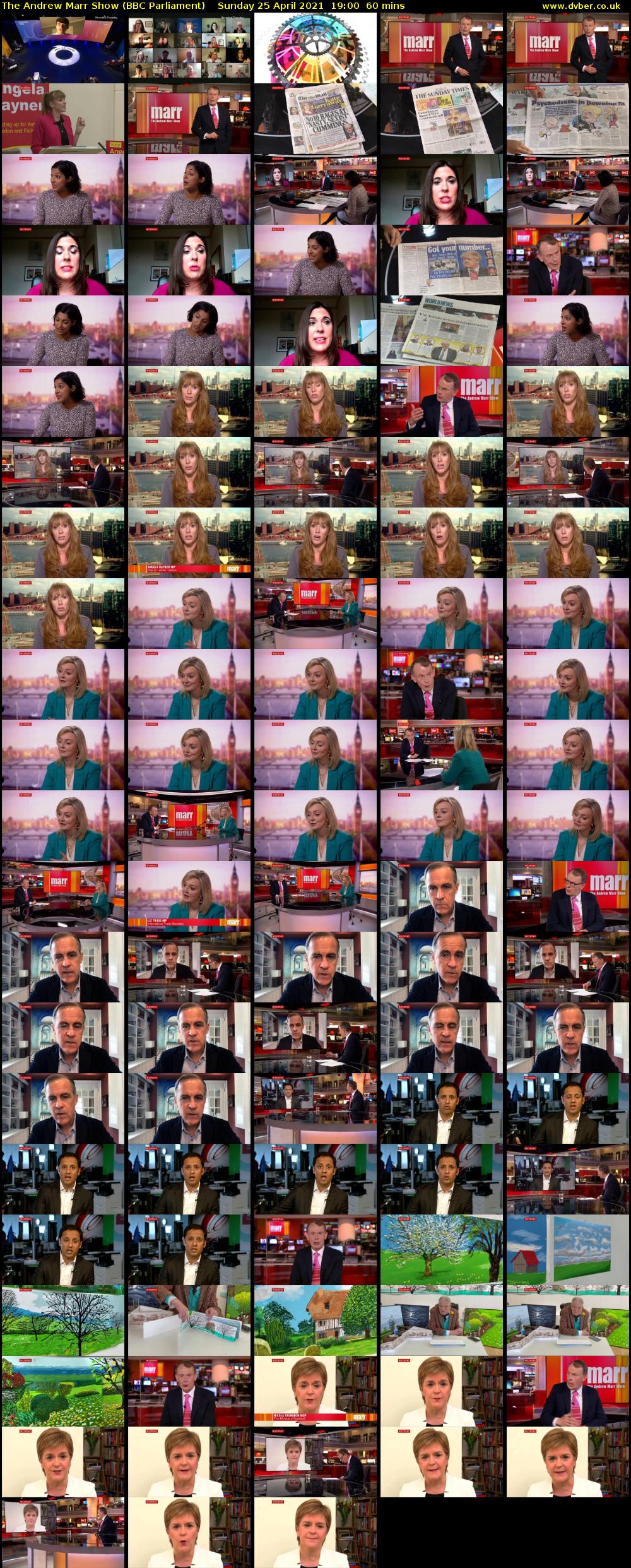 The Andrew Marr Show (BBC Parliament) Sunday 25 April 2021 19:00 - 20:00