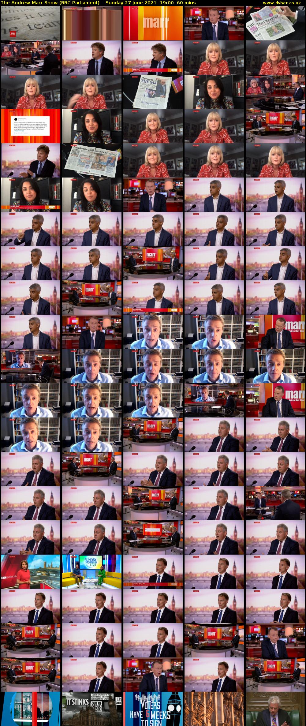 The Andrew Marr Show (BBC Parliament) Sunday 27 June 2021 19:00 - 20:00
