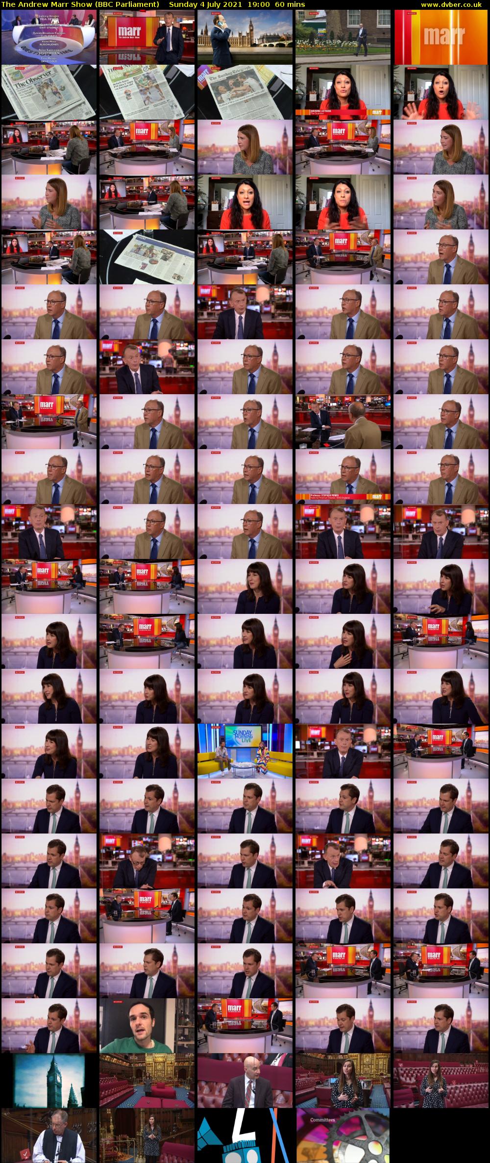 The Andrew Marr Show (BBC Parliament) Sunday 4 July 2021 19:00 - 20:00