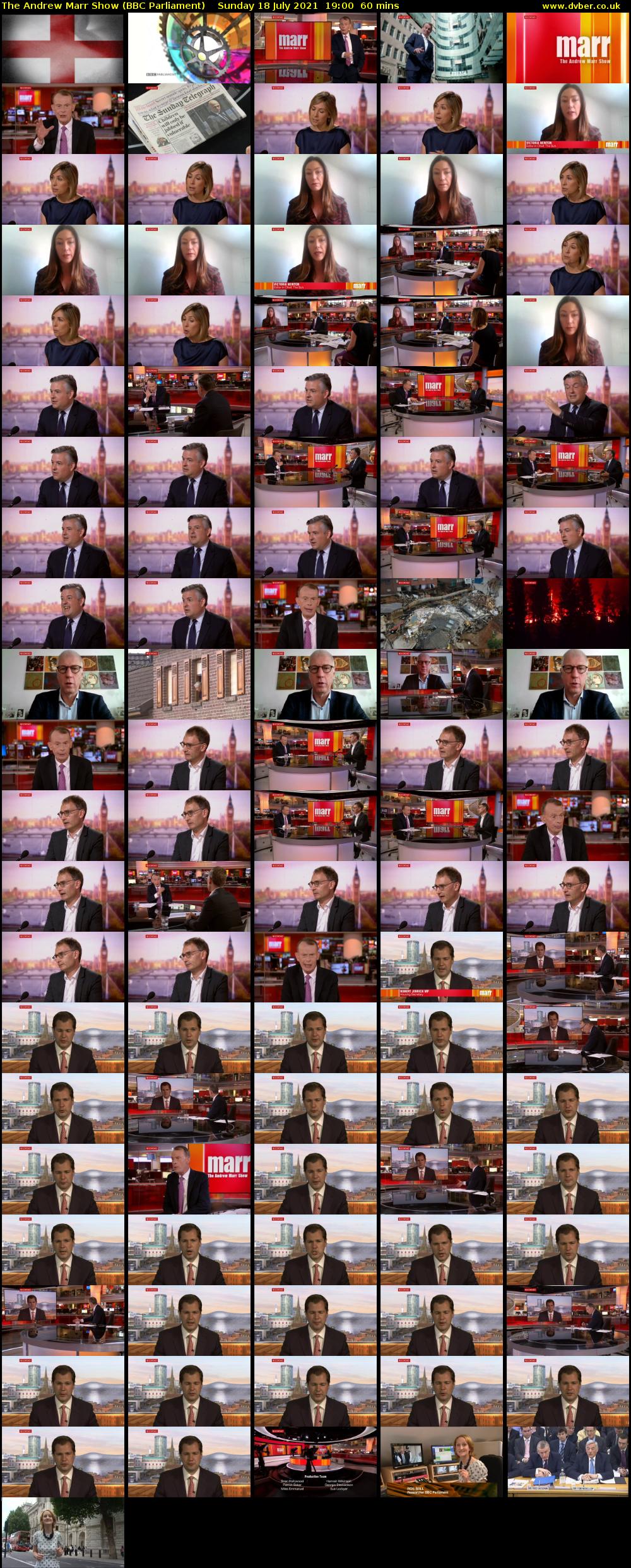 The Andrew Marr Show (BBC Parliament) Sunday 18 July 2021 19:00 - 20:00