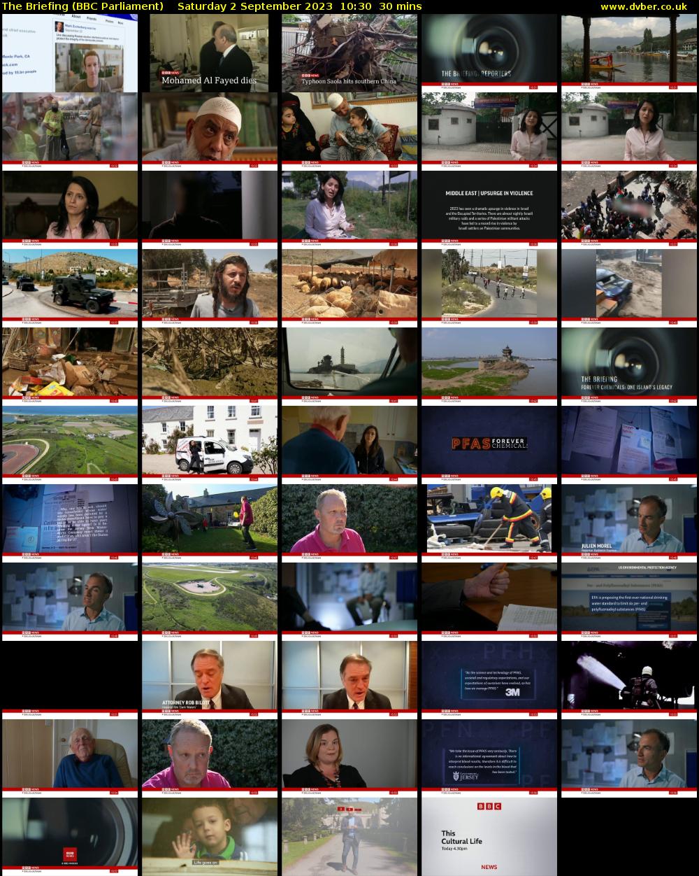 The Briefing (BBC Parliament) Saturday 2 September 2023 10:30 - 11:00