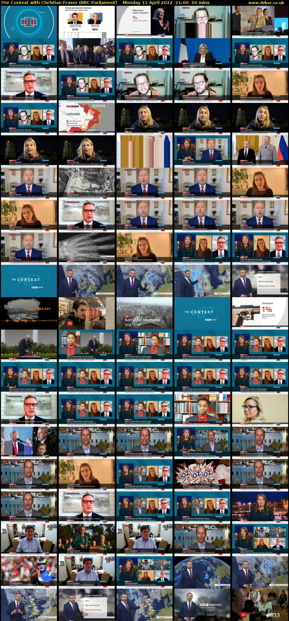 The Context with Christian Fraser (BBC Parliament) Monday 11 April 2022 21:00 - 22:00