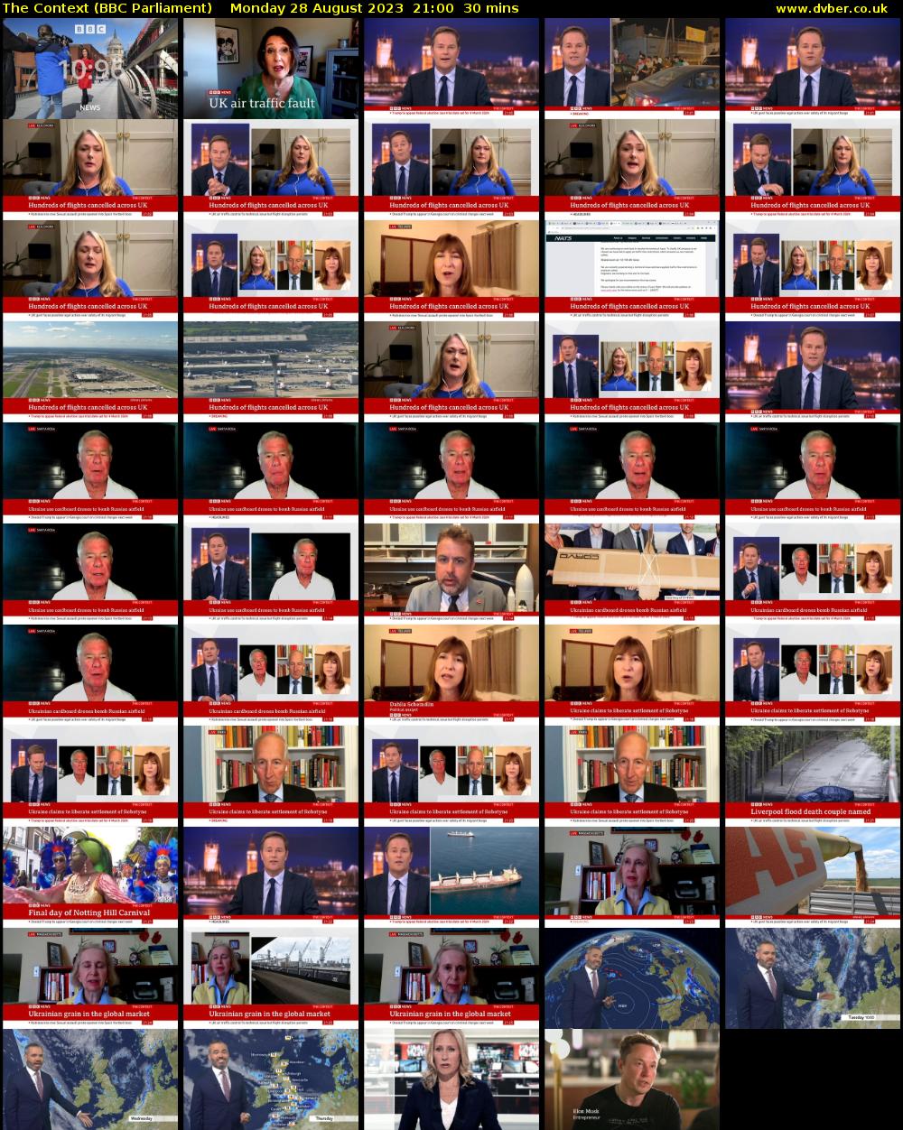 The Context (BBC Parliament) Monday 28 August 2023 21:00 - 21:30