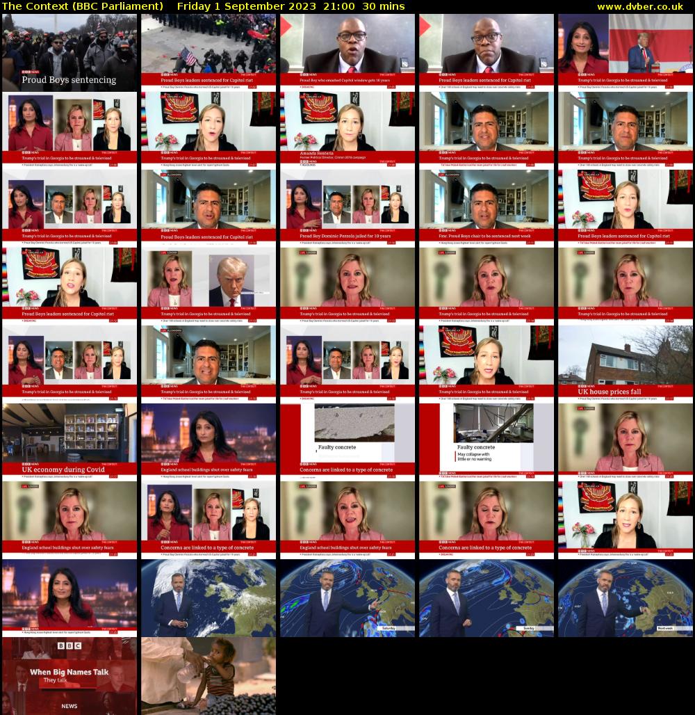 The Context (BBC Parliament) Friday 1 September 2023 21:00 - 21:30