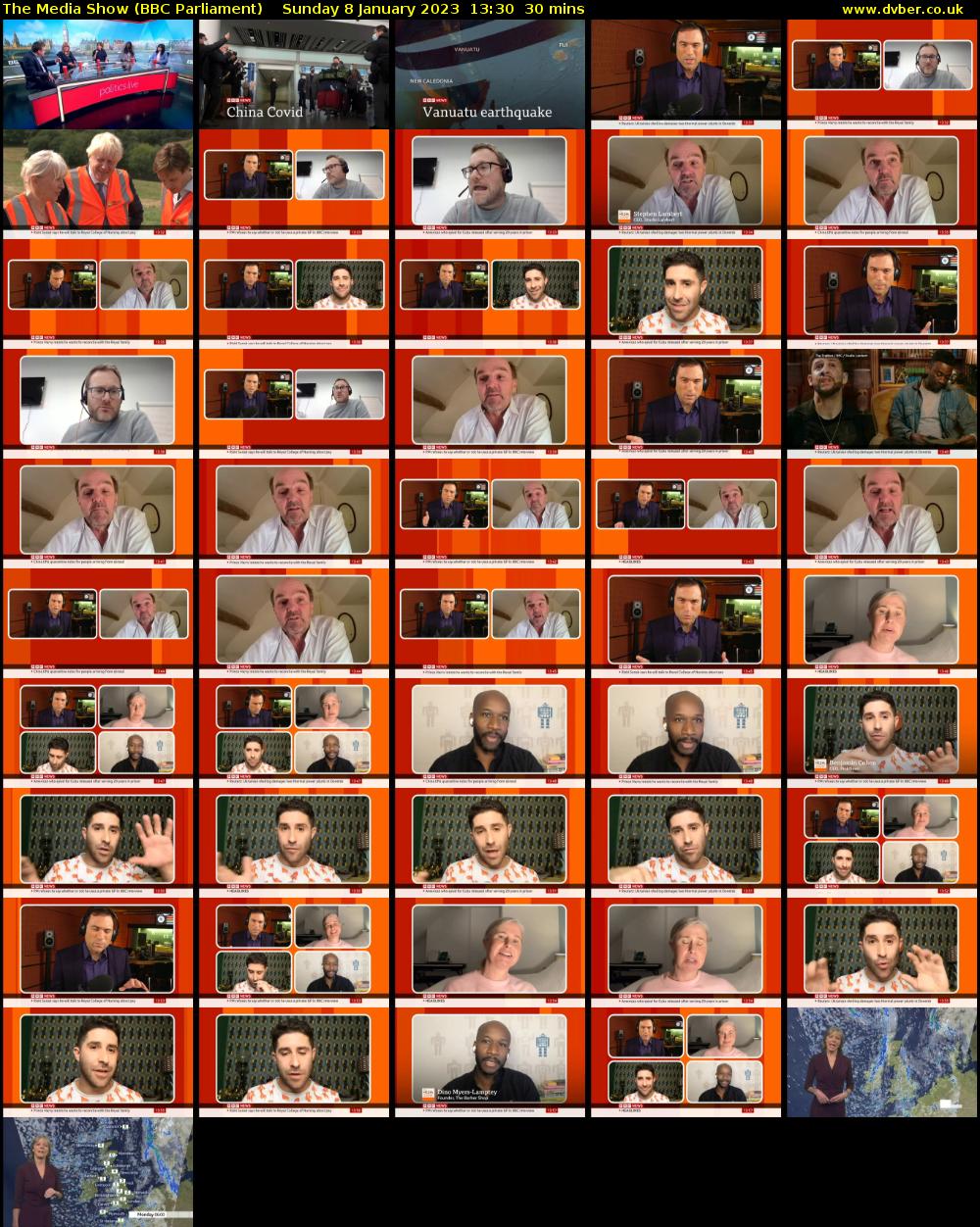 The Media Show (BBC Parliament) Sunday 8 January 2023 13:30 - 14:00