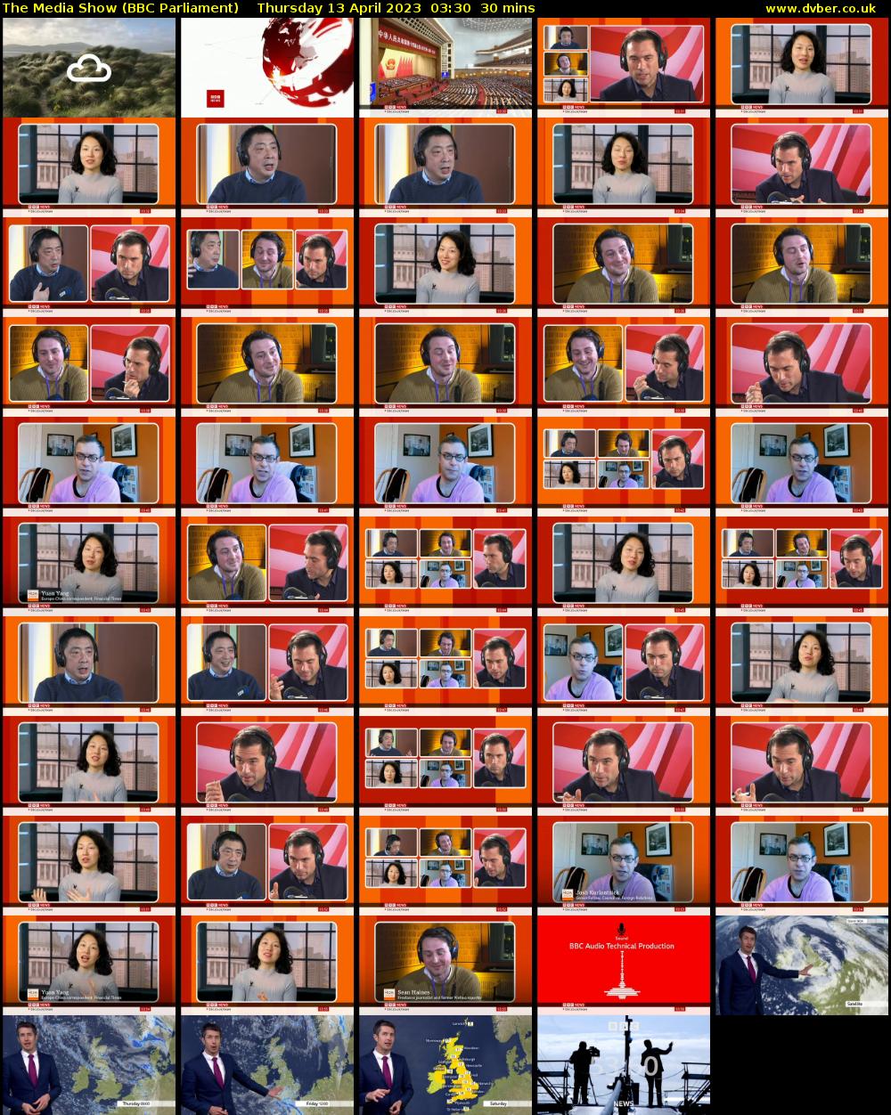 The Media Show (BBC Parliament) Thursday 13 April 2023 03:30 - 04:00