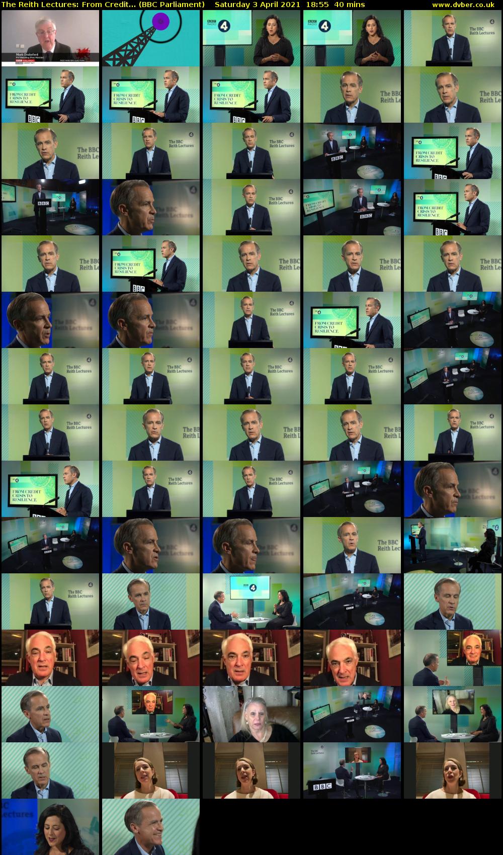 The Reith Lectures: From Credit... (BBC Parliament) Saturday 3 April 2021 18:55 - 19:35