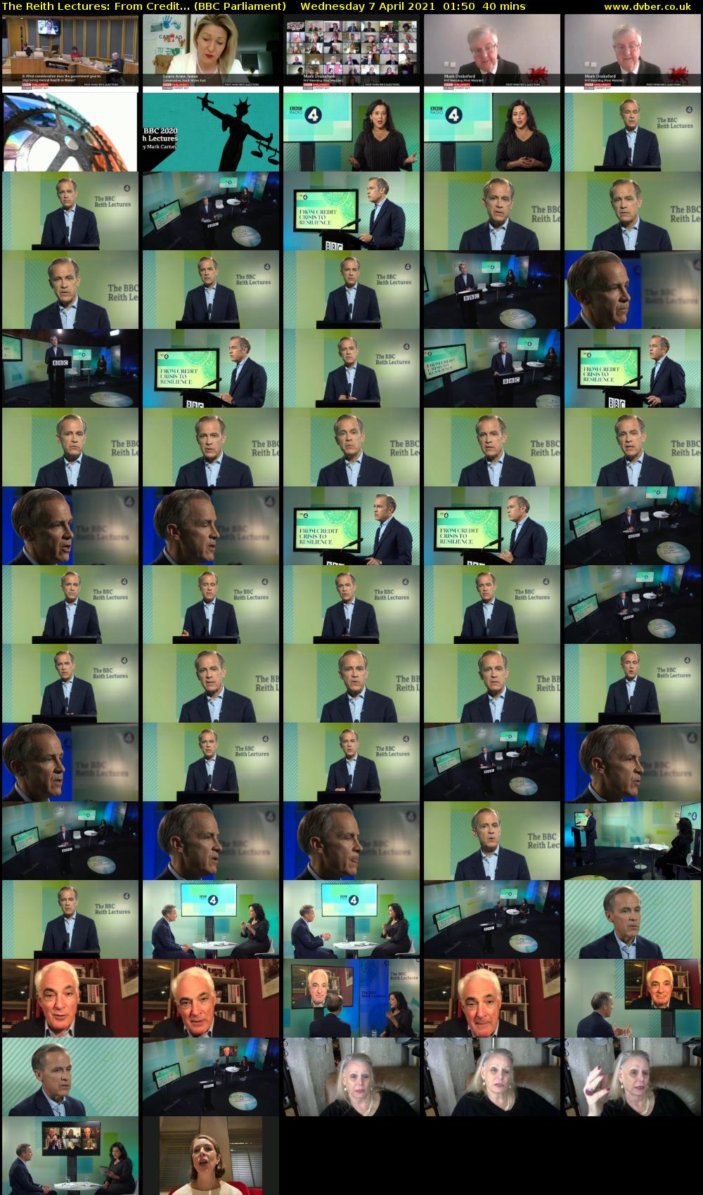 The Reith Lectures: From Credit... (BBC Parliament) Wednesday 7 April 2021 01:50 - 02:30