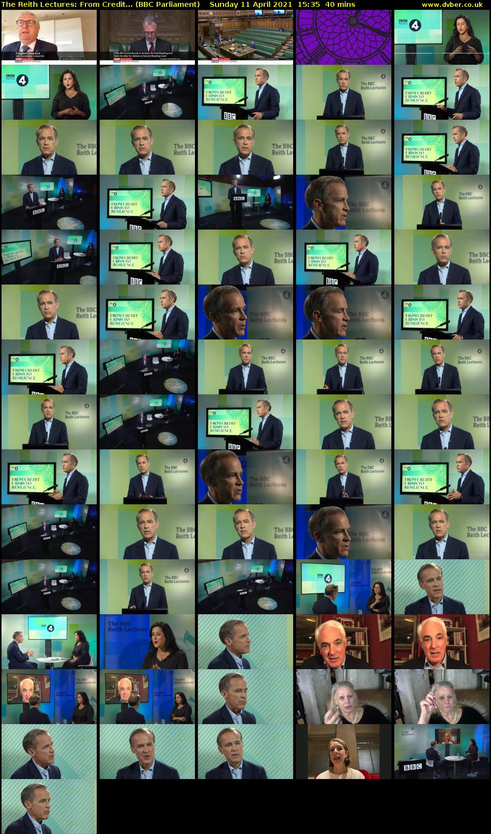 The Reith Lectures: From Credit... (BBC Parliament) Sunday 11 April 2021 15:35 - 16:15