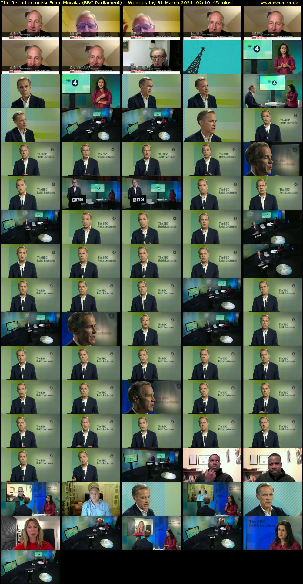 The Reith Lectures: From Moral... (BBC Parliament) Wednesday 31 March 2021 02:10 - 02:55
