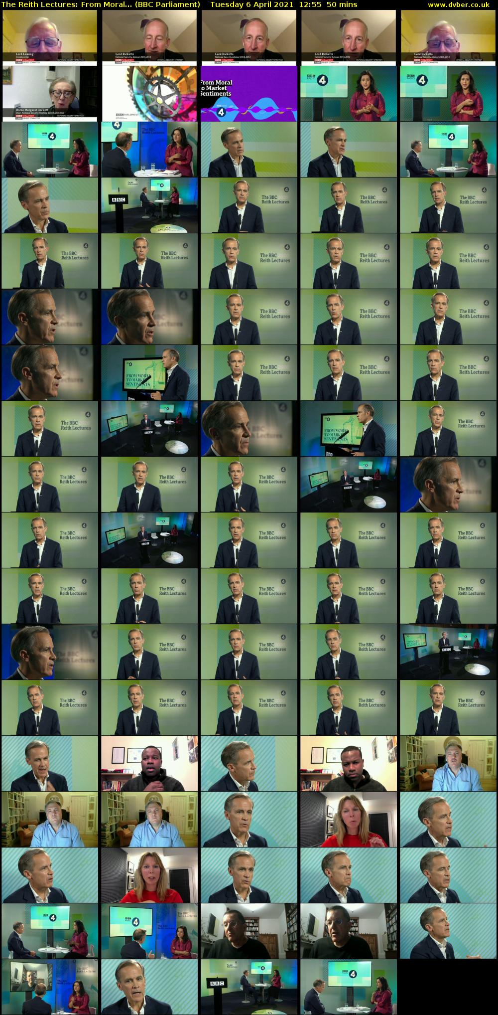 The Reith Lectures: From Moral... (BBC Parliament) Tuesday 6 April 2021 12:55 - 13:45