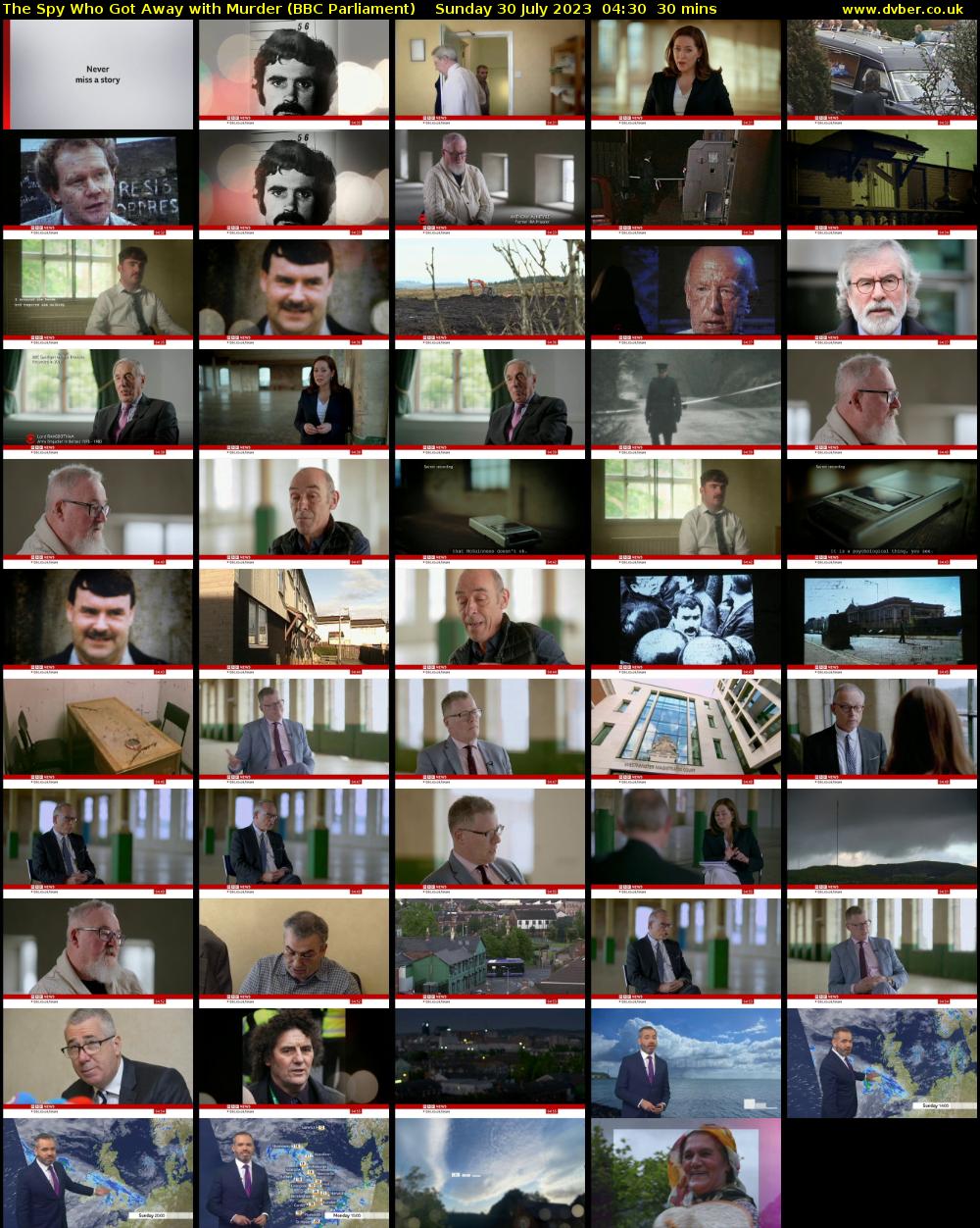 The Spy Who Got Away with Murder (BBC Parliament) Sunday 30 July 2023 04:30 - 05:00