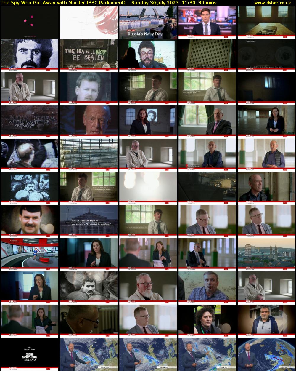 The Spy Who Got Away with Murder (BBC Parliament) Sunday 30 July 2023 11:30 - 12:00
