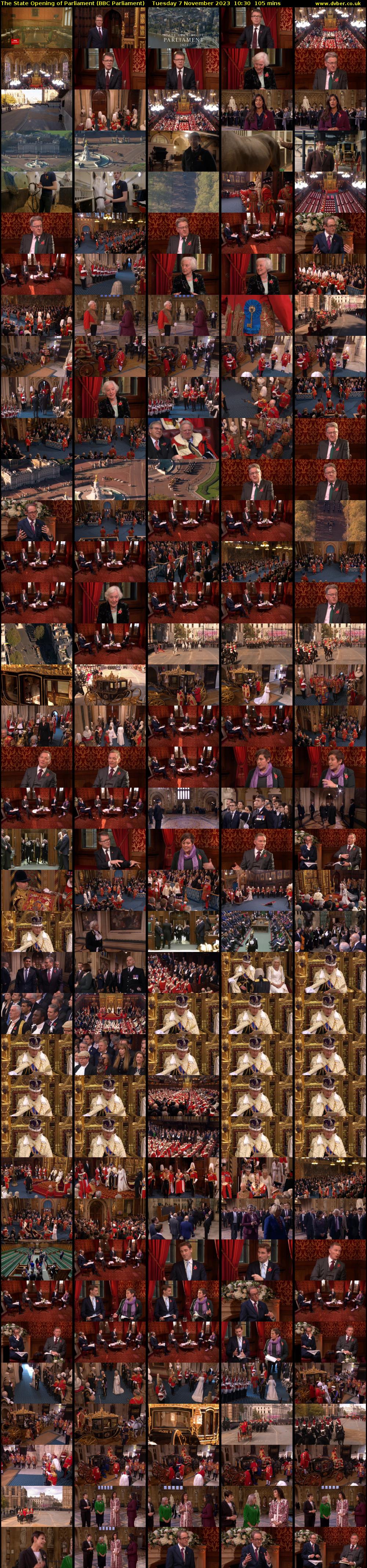 The State Opening of Parliament (BBC Parliament) Tuesday 7 November 2023 10:30 - 12:15
