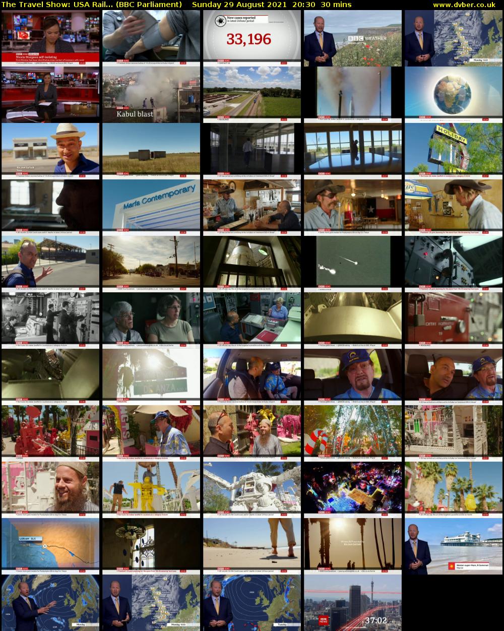 The Travel Show: USA Rail... (BBC Parliament) Sunday 29 August 2021 20:30 - 21:00