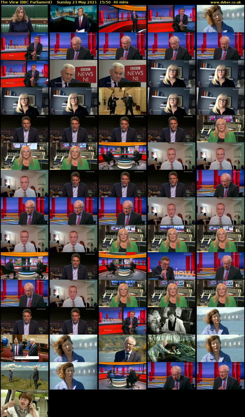 The View (BBC Parliament) Sunday 23 May 2021 15:50 - 16:30