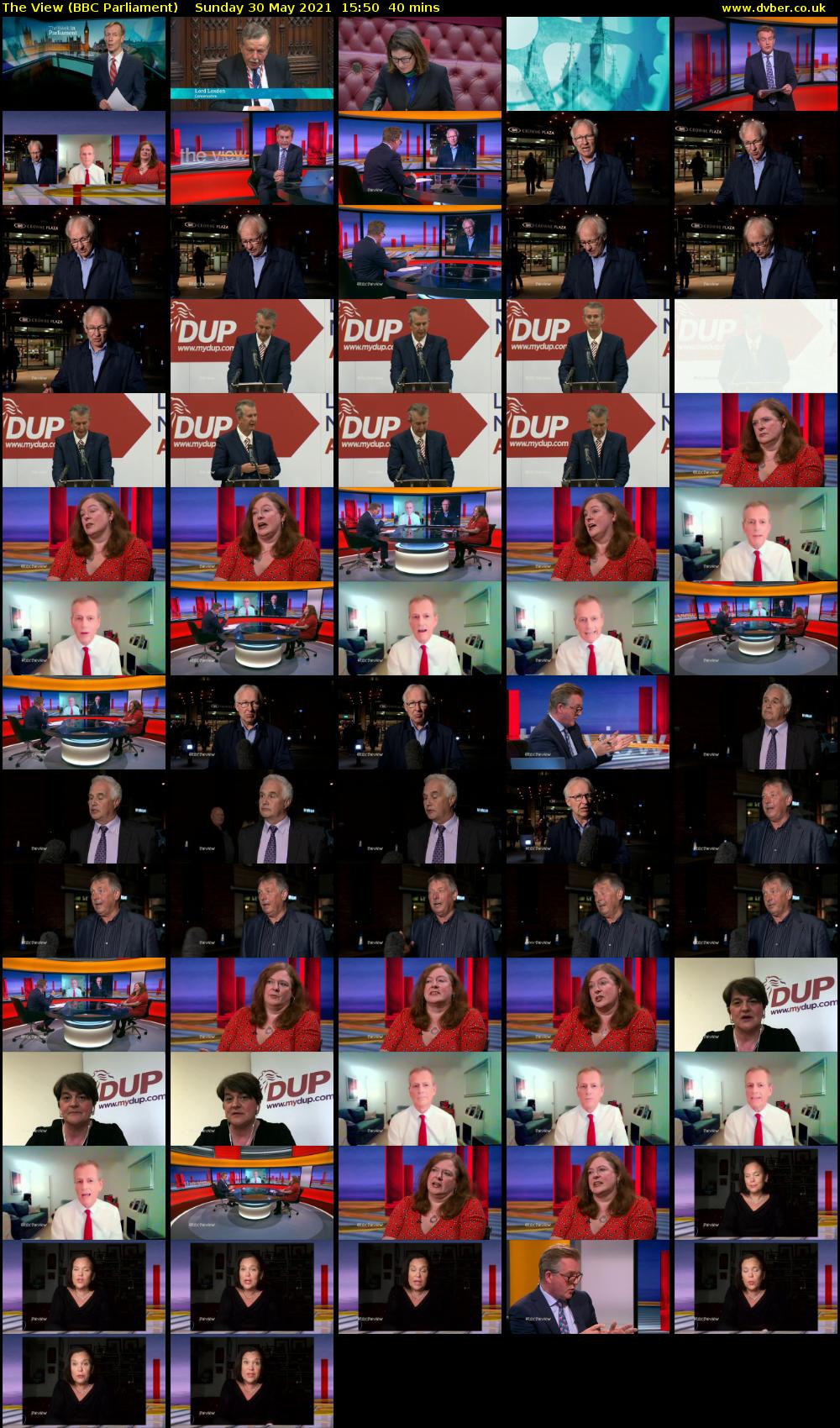 The View (BBC Parliament) Sunday 30 May 2021 15:50 - 16:30