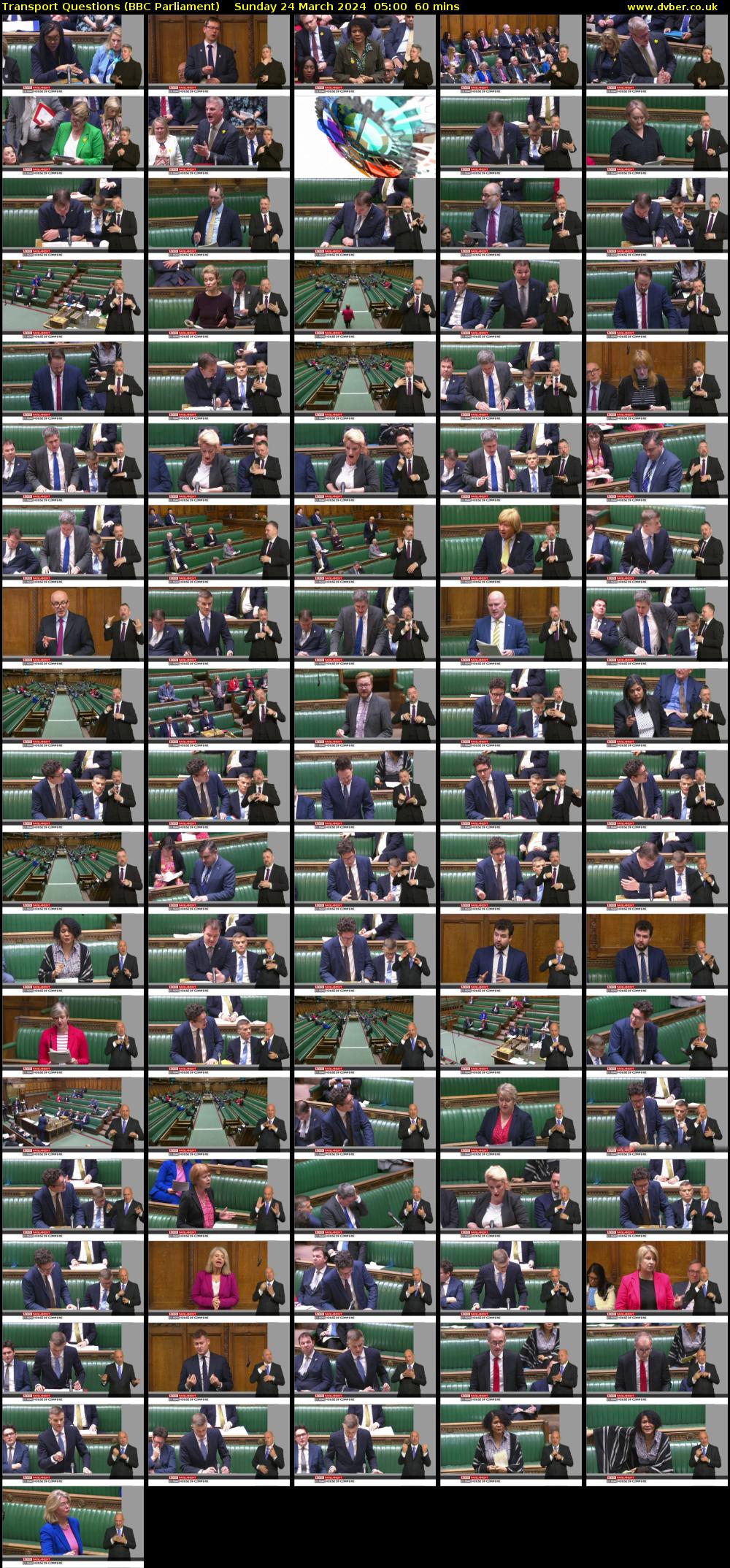 Transport Questions (BBC Parliament) Sunday 24 March 2024 05:00 - 06:00