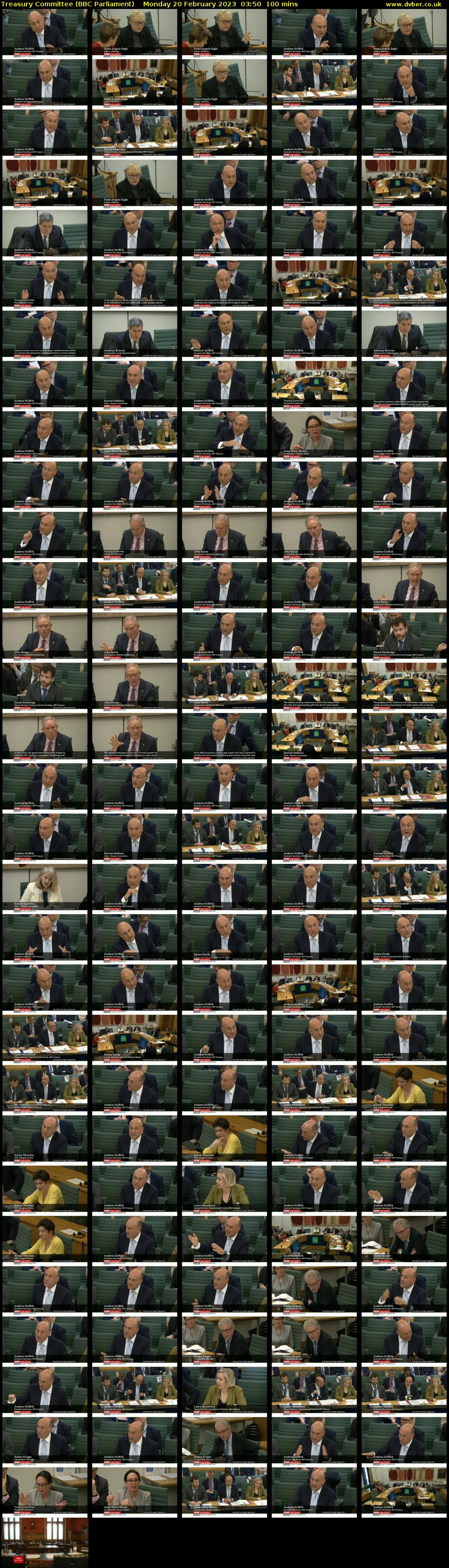 Treasury Committee (BBC Parliament) Monday 20 February 2023 03:50 - 05:30