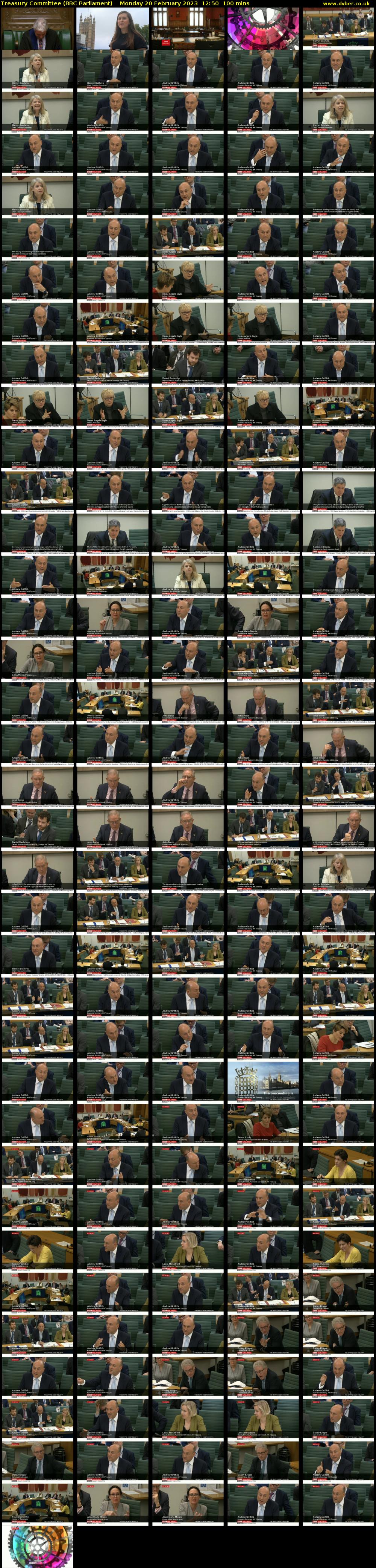 Treasury Committee (BBC Parliament) Monday 20 February 2023 12:50 - 14:30