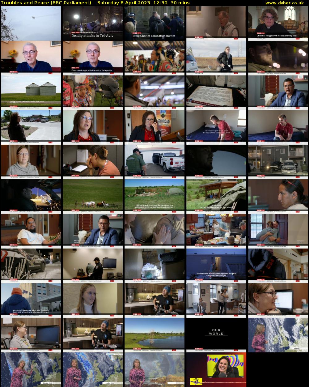 Troubles and Peace (BBC Parliament) Saturday 8 April 2023 12:30 - 13:00