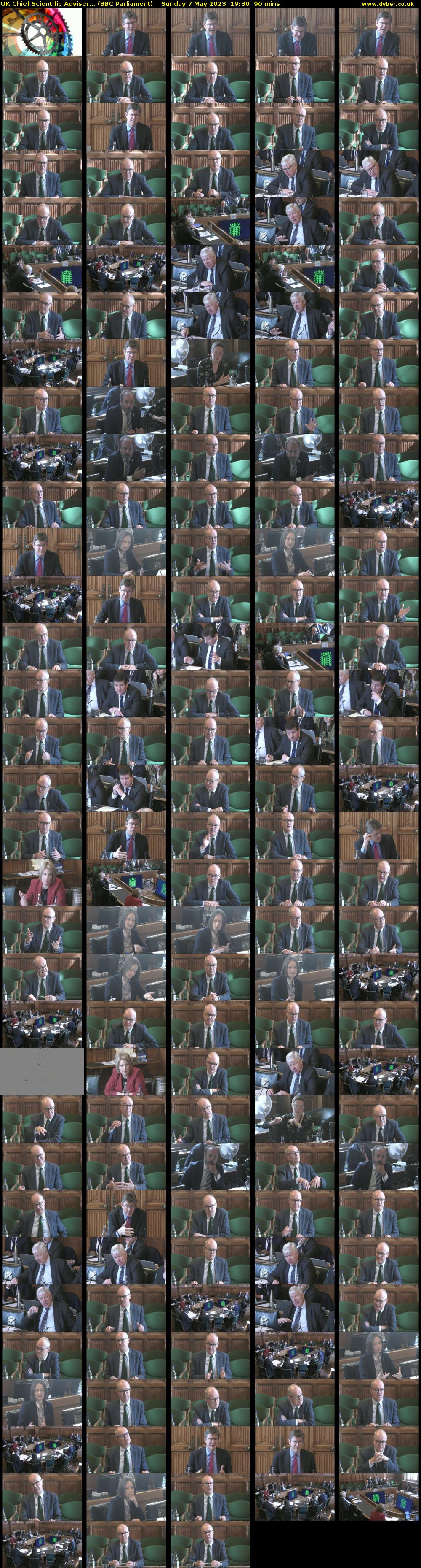 UK Chief Scientific Adviser... (BBC Parliament) Sunday 7 May 2023 19:30 - 21:00