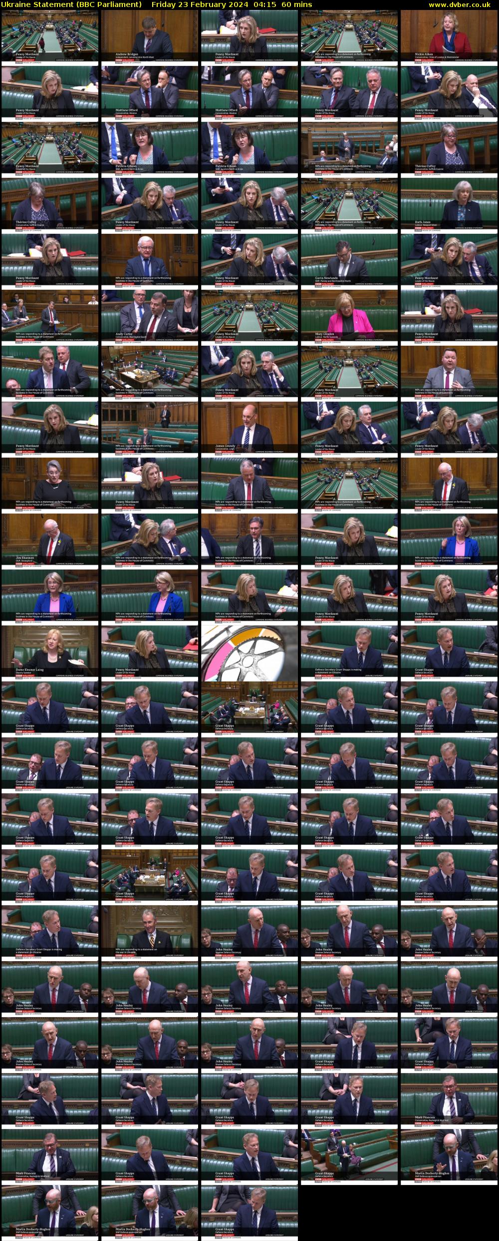 Ukraine Statement (BBC Parliament) Friday 23 February 2024 04:15 - 05:15