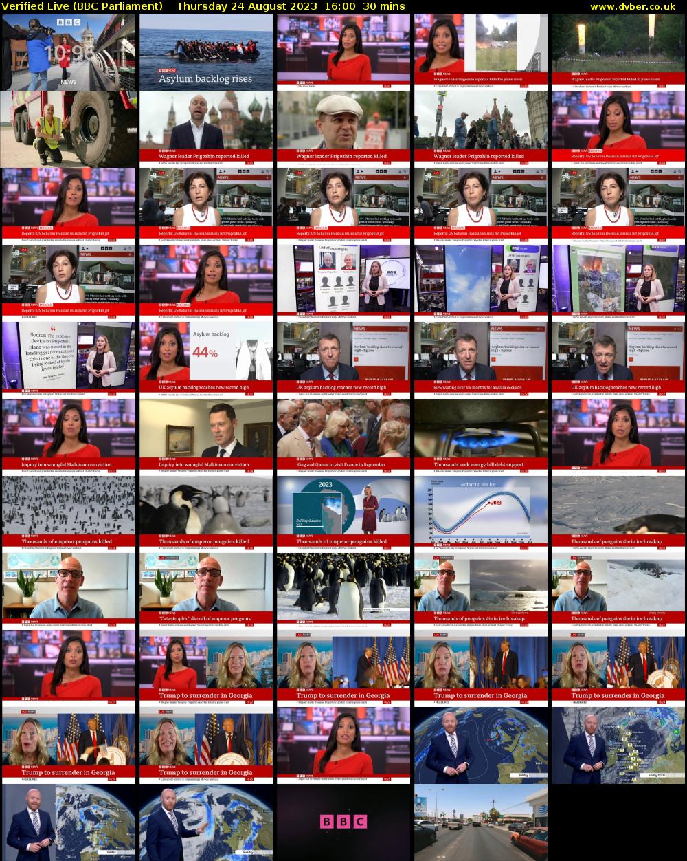 Verified Live (BBC Parliament) Thursday 24 August 2023 16:00 - 16:30