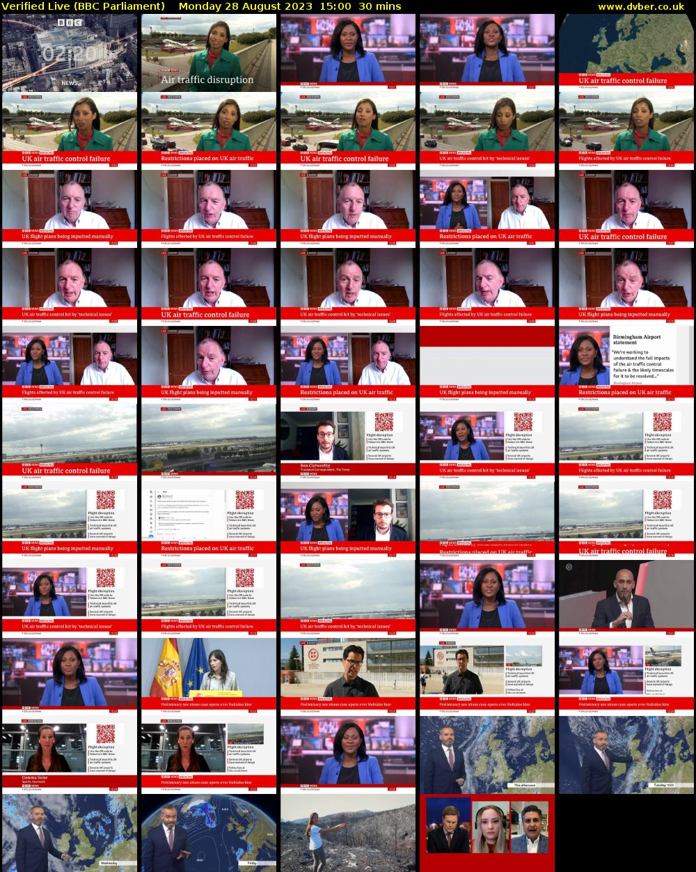 Verified Live (BBC Parliament) Monday 28 August 2023 15:00 - 15:30