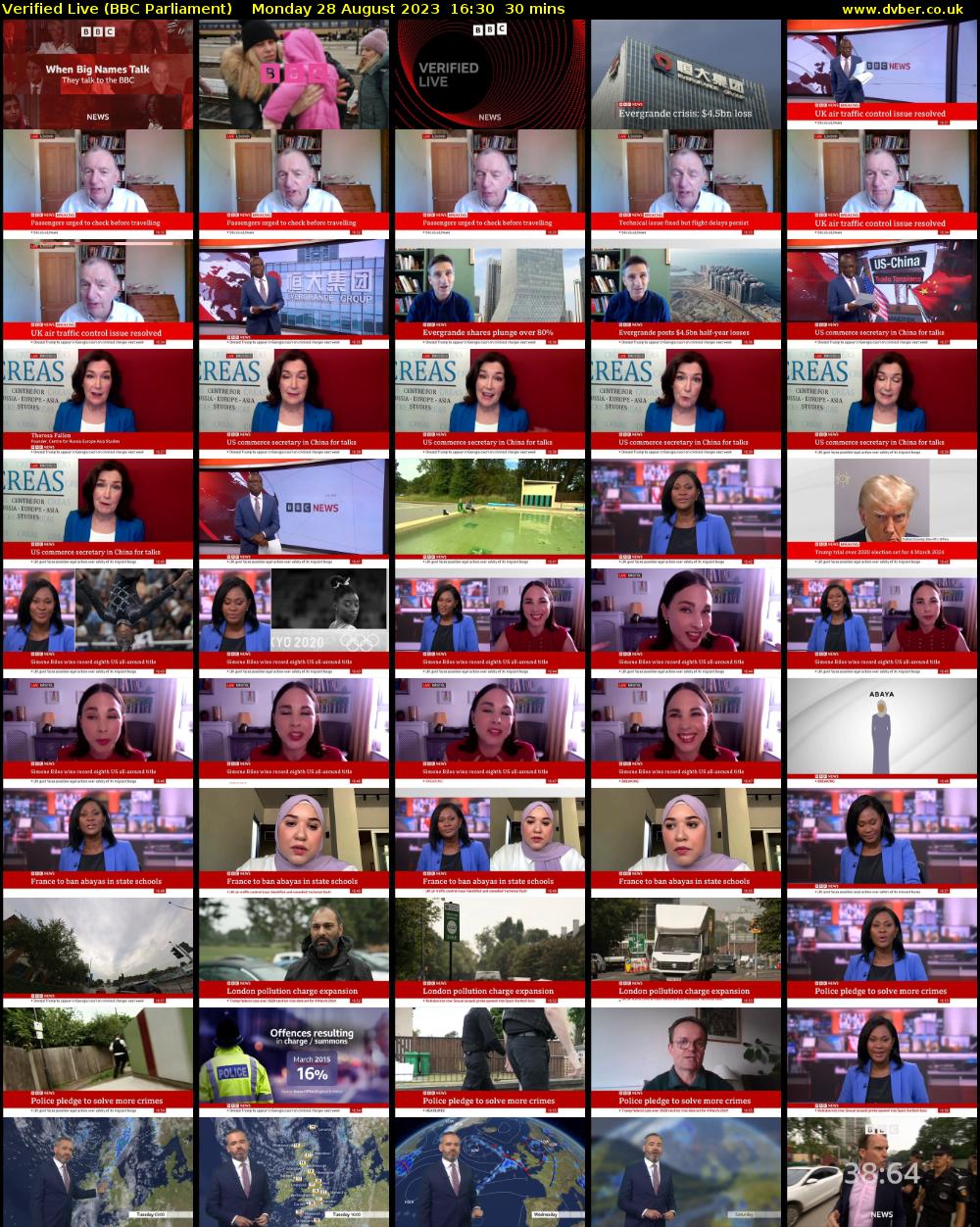 Verified Live (BBC Parliament) Monday 28 August 2023 16:30 - 17:00
