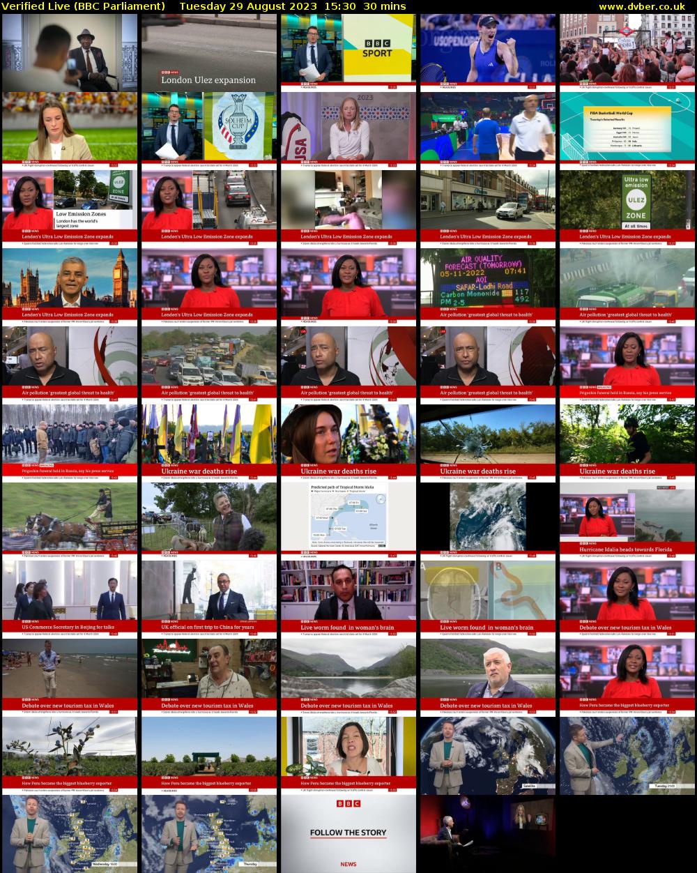 Verified Live (BBC Parliament) Tuesday 29 August 2023 15:30 - 16:00