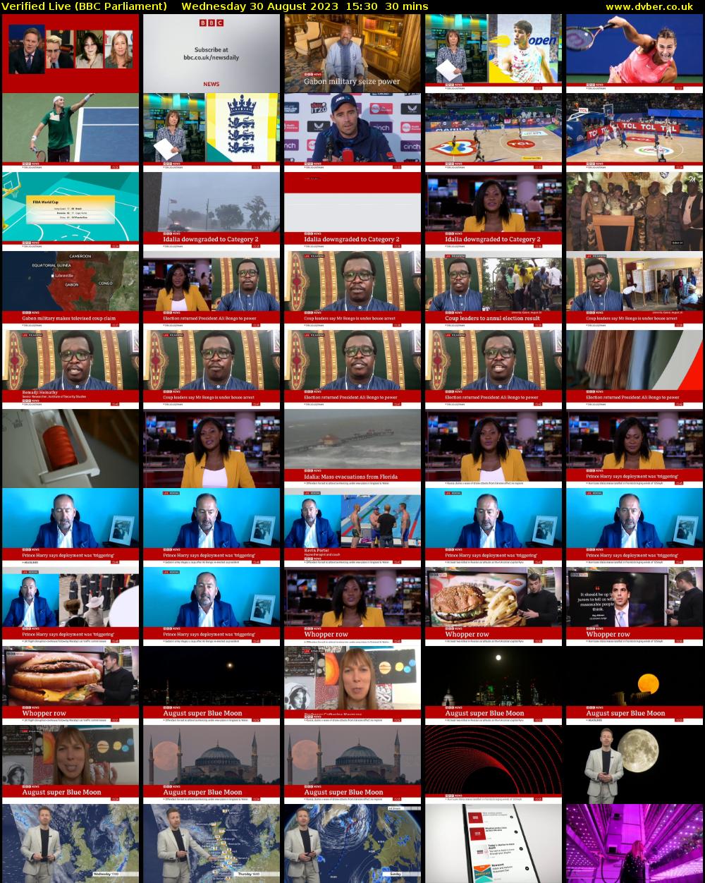 Verified Live (BBC Parliament) Wednesday 30 August 2023 15:30 - 16:00